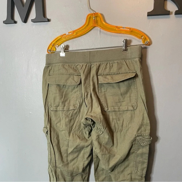 GAP army green cargo joggers women’s size medium - Picture 6 of 8